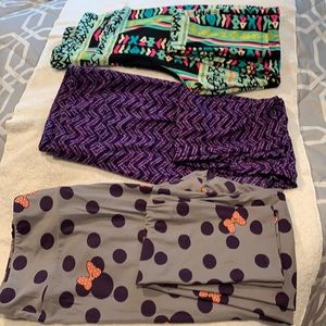 3 pair LuLaRoe TC Leggings
